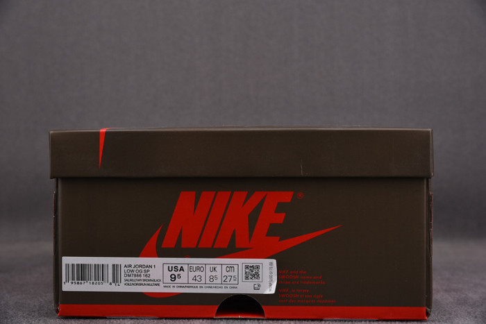 TRAVIS SCOTT X AIR JORDAN 1 LOW OG “REVERSE MOCHA” DM7866-162