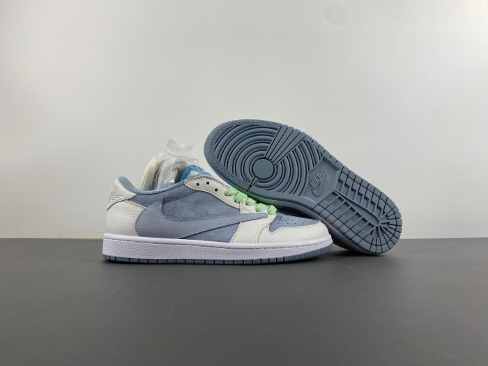 Travis Scott x Air Jordan 1 white grey DM7866-888