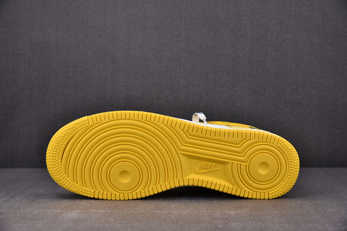 NIKE LOW AIR FORCE 1 X yellow white