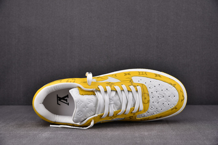 NIKE LOW AIR FORCE 1 X yellow white