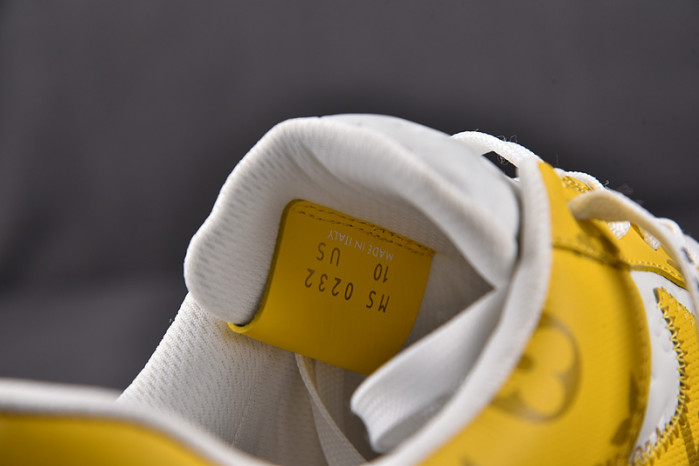 NIKE LOW AIR FORCE 1 X yellow white