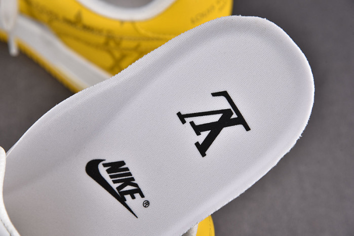 NIKE LOW AIR FORCE 1 X yellow white
