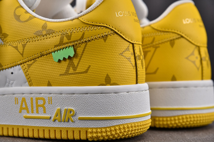 NIKE LOW AIR FORCE 1 X yellow white