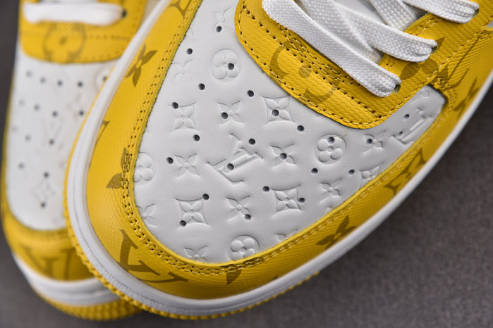 NIKE LOW AIR FORCE 1 X yellow white