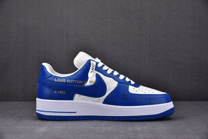 NIKE LOW AIR FORCE 1 X  bule white