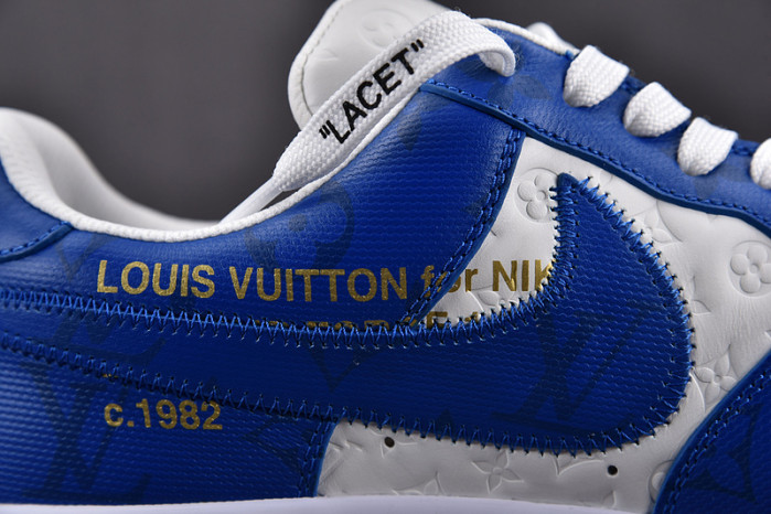 NIKE LOW AIR FORCE 1 X  bule white