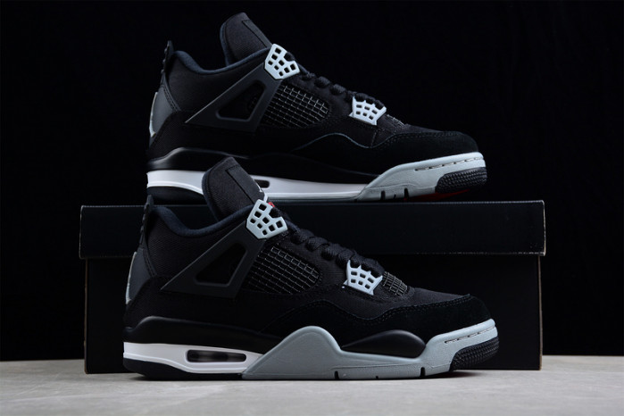 Air Jordan 4 Black Canvas DH7138-006