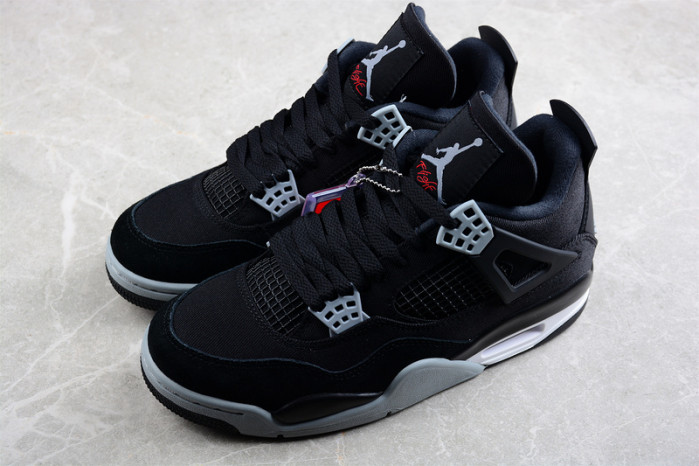 Air Jordan 4 Black Canvas DH7138-006