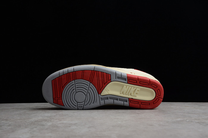 OFW x Air Jordan 2 Low SP White Red DJ4375-106