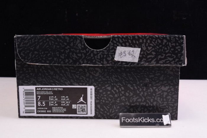 Air Jordan 3 Retro SE Unite Fire Red CK5692 -600