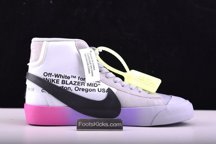 Nike Blazer Mid OFW Wolf Grey Serena "Queen"  AA3832-002