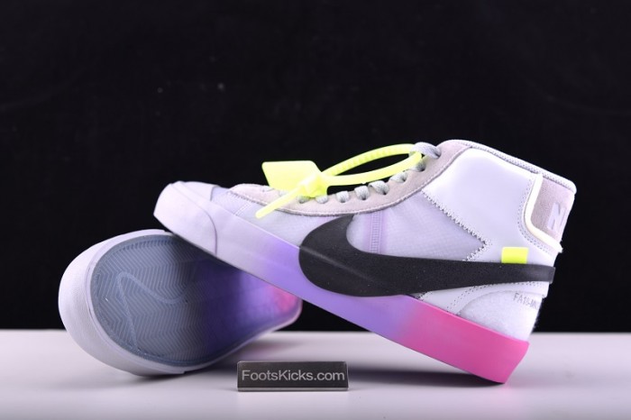 Nike Blazer Mid OFW Wolf Grey Serena "Queen"  AA3832-002