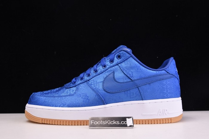 CLOT Nike Air Force 1 Blue Silk CJ5290-400