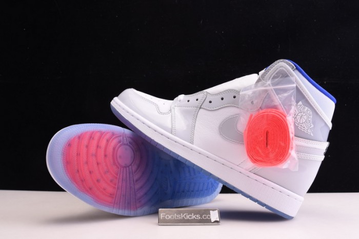 Air Jordan 1 Zoom White Racer Blue CK6637-104