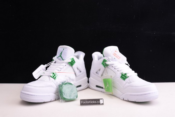 Air Jordan 4 Retro “Pure Money”  white green CT8527-113