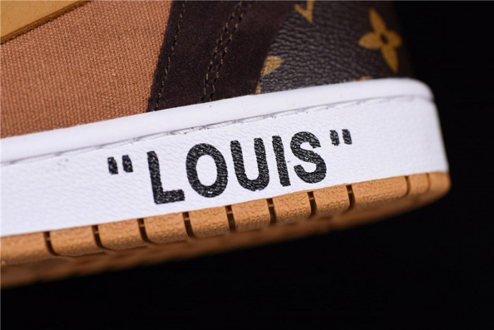 l**is V*t*n x ofw x air jordan 1 customs mens aq0818-202