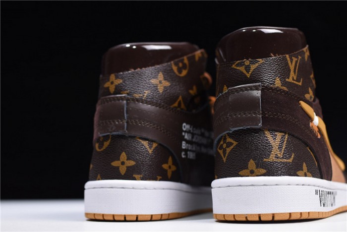 l**is V*t*n x ofw x air jordan 1 customs mens aq0818-202