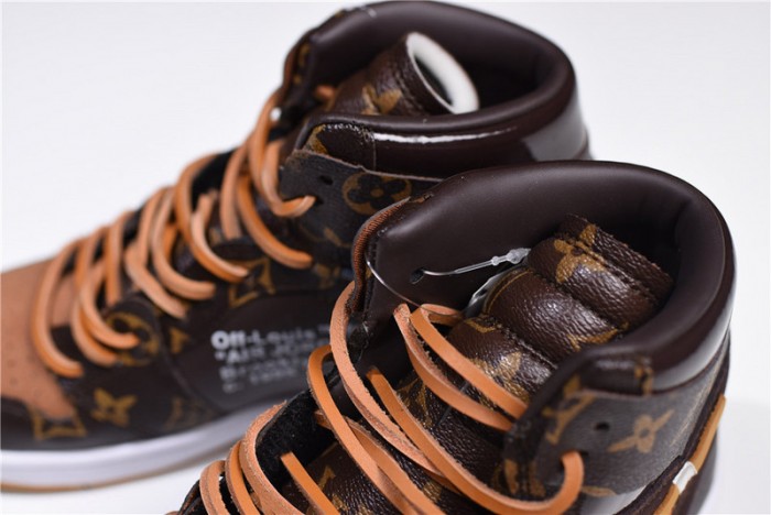 l**is V*t*n x ofw x air jordan 1 customs mens aq0818-202