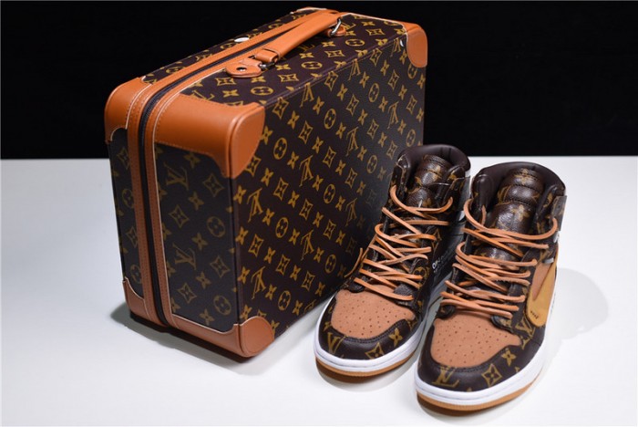 l**is V*t*n x ofw x air jordan 1 customs mens aq0818-202