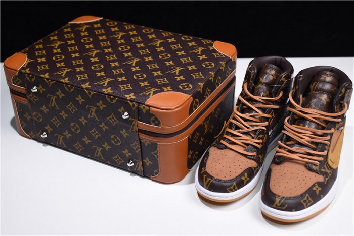 l**is V*t*n x ofw x air jordan 1 customs mens aq0818-202