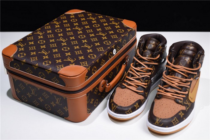 l**is V*t*n x ofw x air jordan 1 customs mens aq0818-202