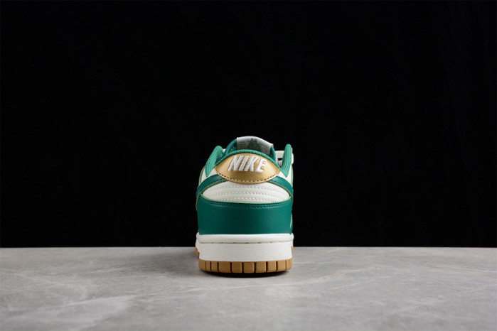 Nike Dunk Low Green White Metallic Gold FB7173-131