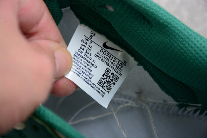 Nike Dunk Low Green White Metallic Gold FB7173-131