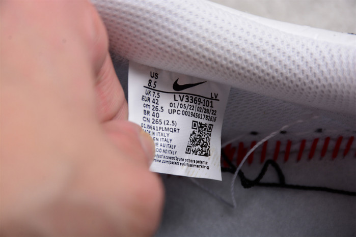 NIKE LOW AIR FORCE 1 X  white black