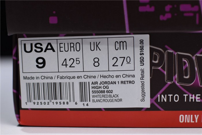 Air Jordan 1 Chicago Crystal Clear Sole 555088-602