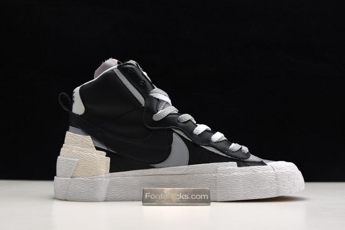 Sacai x Blazer Mid Black Grey BV0072-002