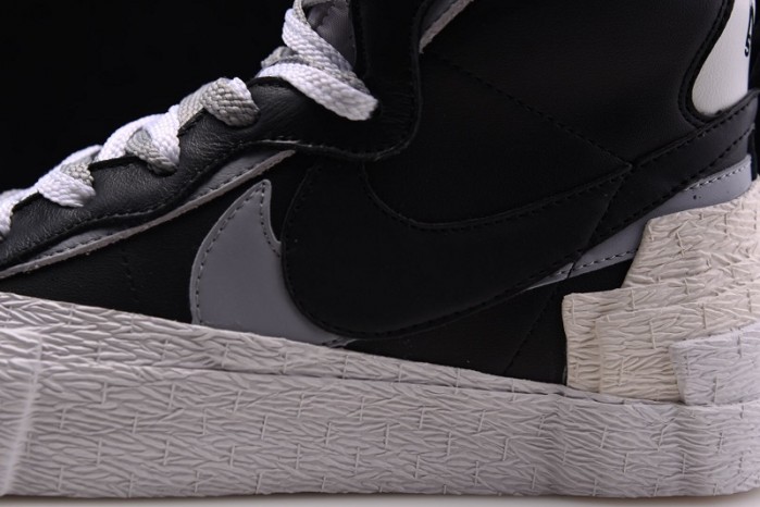 Sacai x Blazer Mid Black Grey BV0072-002
