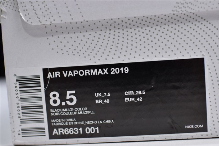 Air VaporMax 2019 Throwback Future  AR6631-001