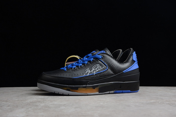 AIR Jordan 2 Retro Low SP OFW Black Blue DJ4375-004