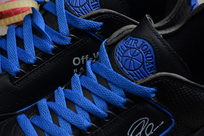 AIR Jordan 2 Retro Low SP OFW Black Blue DJ4375-004