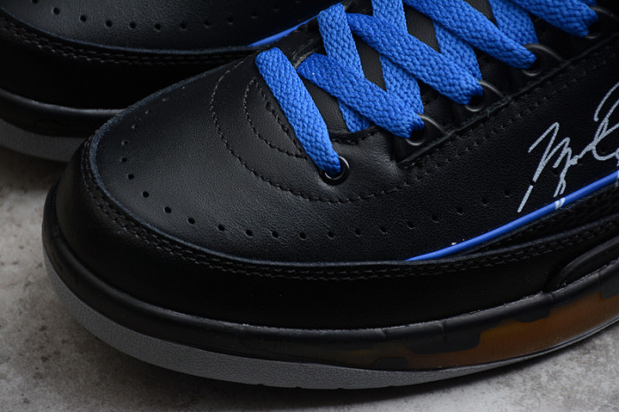 AIR Jordan 2 Retro Low SP OFW Black Blue DJ4375-004