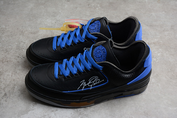 AIR Jordan 2 Retro Low SP OFW Black Blue DJ4375-004