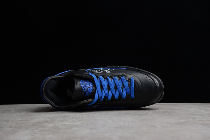 AIR Jordan 2 Retro Low SP OFW Black Blue DJ4375-004