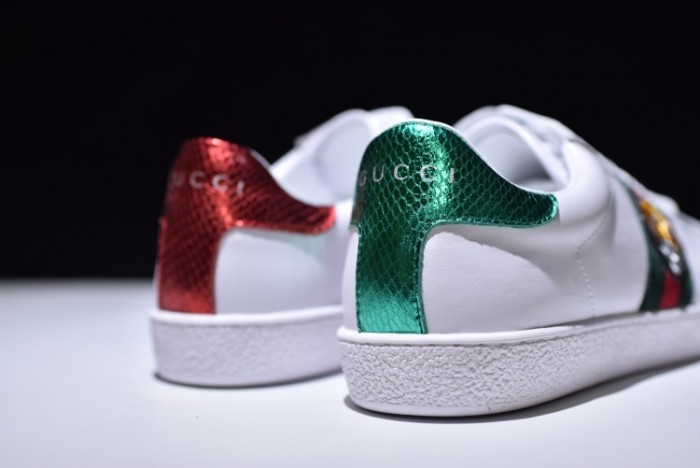 G*u*i ace embroidered low-top sneaker with tiger mens