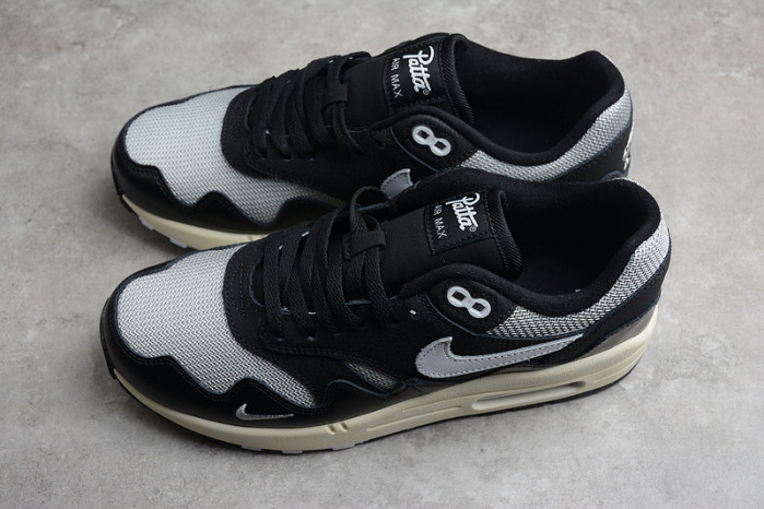 NIKE AIR MAX 1 PATTA WAVES BLACK DQ0299-001