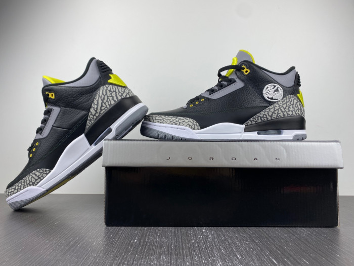Air Jordan 3 Retro Oregon Ducks Pit Crew H011-MNJDLS-594-282240