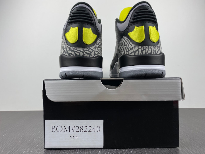 Air Jordan 3 Retro Oregon Ducks Pit Crew H011-MNJDLS-594-282240