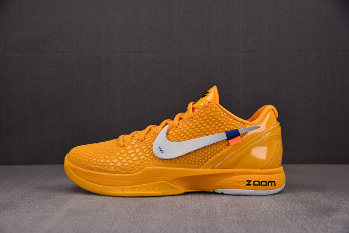 Nike Kobe 6 Protro Off white yellow CW2190-501