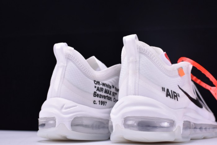 OFW X Air Max 97 The Ten White Cone Ice Blue AJ4585-100