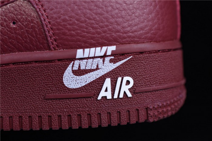 Nike Air Force 1 Low 07 LTHR Sail Team Red AJ7280-600