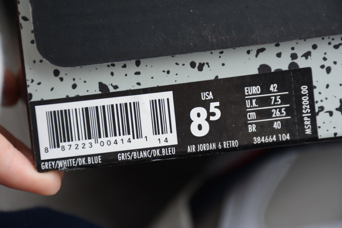 AIR JORDAN 6 RETRO TINKER 384664-104
