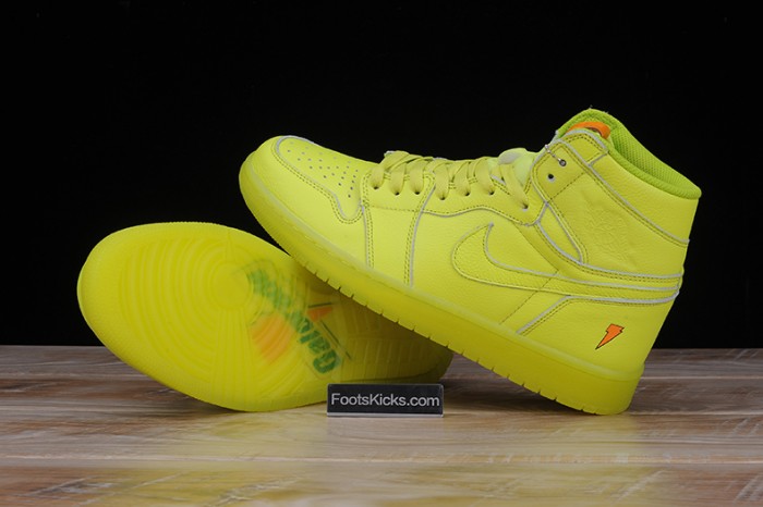 AIR JORDAN 1 RETRO HI “Gatorade”  Cyber mens AJ5997-345
