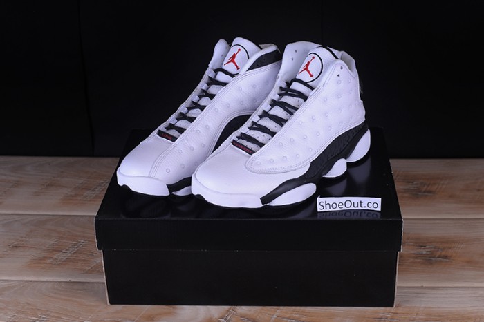AIR JORDAN 13 RETRO SNGL DAY "LOVE AND RESPECT" black/ white mens 888164-112
