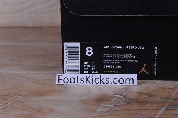 AIR JORDAN 11 RETRO LOW BG  "BARON"  528895-010