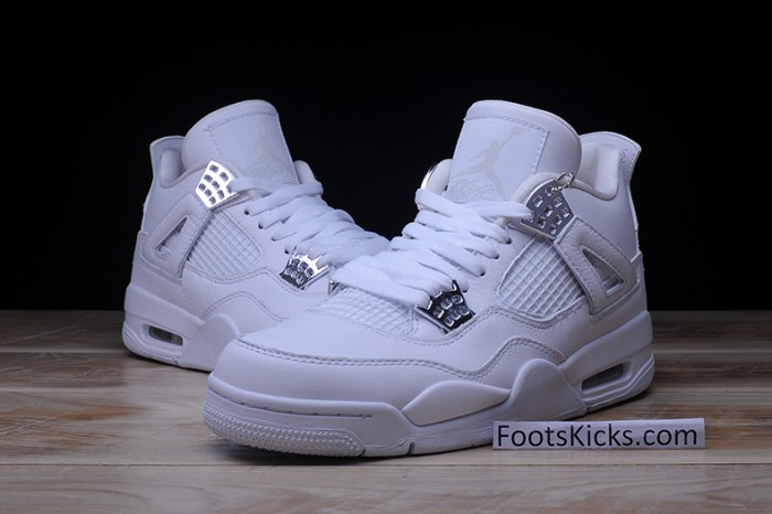 Air Jordan 4 Retro “Pure Money”  white  308497-100